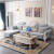 ABDT欧式沙发轻奢实木沙发欧式布艺型客厅沙发大小户型客厅转角 3.2米米黄沙发 0cm 组合