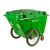 妙语诺    400升户外垃圾桶带盖大号商用保洁清运车手推收纳桶（货期3-5天） 400L灰色无盖