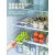 (PET冰箱保鲜)抽屉无盖保鲜盒冰箱收纳冰箱鸡蛋蔬果收纳储物盒 特大号透明PTE1个装