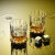 品喻（PINYU）威士忌酒杯洋酒杯家用复古雕花玻璃啤酒杯水杯果汁杯烈酒杯子套装