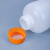 级塑料瓶250/500ml/1L升香精添加剂化工瓶饵料分装空瓶 250ml乳白色(2个) 橙色盖 橙色盖