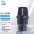 三佑 PVC管 UPVC给排水管配件 水泵吸水翻板底阀DN65 国标化工级