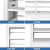 精美惠钢制学校图书馆书店阅览室书架档案资料置物架家用2.4米高七层 2.4m高七层主架-1.0m