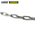 安赛瑞 304不锈钢链条 金属铁链子晾衣晒衣绳护栏链 φ5mm×3m 12262