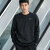 耐克（Nike）男装卫衣春秋新款运动服经典休闲舒适透气时尚针织圆领套头衫 CU7272-010 黑色 L