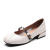 Senda/森达新款商场同款舒适休闲女玛丽珍单鞋3KU01AQ9 米白色 37