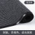 冰禹 BYlj-135 复合地毯 双条纹PVC地垫 除尘防滑地垫 灰色 50*80cm