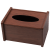 卡洛特（KLUOT） 木质纸巾盒 家用抽纸盒欧式客厅桌面简约纸抽盒桌面收纳盒 纸巾盒【胡桃木色】
