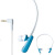 戴美乐（DAIRLE）新款外观专利无线电测向有线耳机无麦跑步运动防水防汗挂耳式无线电比赛专用适用苹果华为小米手机 宝蓝色