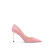 XMXE品牌轻奢性感高跟鞋女2023年春季新款细跟尖头浅口气质单鞋 粉色 36