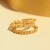 世纪约定 【阳光灿烂】黄水晶宝石戒指S925设计开口银尾戒指环女小众 黄水