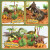 纽奇 儿童恐龙玩具男女孩侏罗纪霸王龙仿真农场动物宝宝早教模型套装 带场景恐龙王国44件套[恐龙手册]