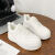 凯撒（KAISER）春夏厚底增高小白鞋板鞋（2506） 白色 39