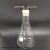 玻璃洗气瓶 气体洗瓶集气瓶洗气过滤抽滤装置锥形瓶广口瓶带胶塞 三角瓶款250ml一套