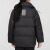 阿迪达斯 （adidas）羽绒服女装 冬季新款运动户外保暖连帽三条纹加厚夹克外套羽绒服 H18614/黑色 XL/170/96A