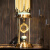 梵莎奇欧式钟表摆件家居轻奢装饰品家用复古电视柜摆钟桌面美式客厅座钟 一对烛台