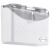 格威特纸巾盒厕所免打孔创意防水厕纸抽纸盒卫生纸巾架方形壁挂翻盖纸盒 白色