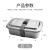 尚菲优品（SFYP）饭盒餐盒便当盒 304不锈钢2格双层加深加厚学生带盖餐盒 SF-3004