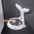 铸固 烟灰缸免打孔壁挂式防飞灰潮流创意个性厕所多功能烟灰架 白色 10个