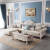 ABDT欧式沙发轻奢实木沙发欧式布艺型客厅沙发大小户型客厅转角 3.2米米黄沙发 0cm 组合