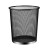 妙然铁网垃圾桶大容量收纳桶防绣铁丝分类垃圾桶废纸篓桶1个 黑色 1件