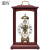 汉时（Hense）机械实木座钟现代中式台钟客厅钟表创意欧式复古报时时钟摆件HD03 红木色B款