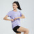 361°运动套装女春夏季跑步训练健身服休闲宽松短袖短裤 662414001H-4