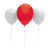 实验室气球10寸2.3克本白色加厚红色黑色 100只 集气球气体采样球 黑色