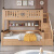 莱客轩（LAIKEXUAN）儿童上下床双层实木高低子母床可分体拼接床梯柜款上铺150下铺180