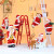 圣诞老人电动玩具 音乐爬梯鹿拉车爬绳爬珠爬烟囱鹿拉车儿童小礼物 圣诞电动爬烟囱老人+S电池