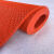 塑料PVC镂空防滑垫可剪裁地垫门厅防滑垫浴室厕所防滑隔水垫 红色 特厚加密 6.5毫米  40厘米X90厘米