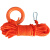 英耐特 橘黄色丙纶30米全型号水上漂浮安全救生绳浮潜救援绳救生浮索救生圈浮索 8mm*30米