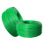 屹选工品 绿色钢丝绳包塑钢丝绳 配套30个(M3)U型夹轧头镀锌绳扣 单位：套 3mm6米 