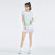 kawasaki川崎羽毛球服青花瓷套装夏运动速干短袖T恤A2807 女款青柳绿 L 