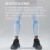 美津浓（MIZUNO）护膝运动跑步男女夏季超薄专业篮足球护具羽毛球加长护腿2548XL黑