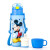 迪士尼（Disney） 儿童保温杯吸管316不锈钢男女小学生喝水杯子双盖饮水杯便携水瓶 316不锈钢米奇蓝 480ml