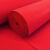赫思迪格 一次性地毯 展会婚庆迎宾垫 过道商用地垫 5mm厚*2.0m宽*10m*红色 JG-1630