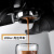 Barsetto/百胜图二代双加热咖啡机家用意式全半自动现磨打奶泡研磨一体机 白色