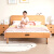 顾家家居儿童床实木单人床男孩女孩儿童家具卧室床 简约方形实木床-1.5M