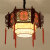 琼铭中式吊灯实木餐厅客厅中国风仿古典羊皮饭店茶楼