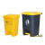废料化学品分类垃圾箱脚踏垃圾桶锐器加厚型塑料加厚大桶针筒 60L加厚脚踏桶-灰色 无