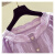 女童短袖夏装韩版中大童甜美雪纺衬衫上衣棉新款适合4-12岁小女孩夏天穿的淑女花边百搭洋气半袖 紫色 150