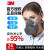 3200防尘口罩防工业粉尘打磨装修挖煤矿专用透气面罩高效KN95 3200面具一整套+40片滤棉
