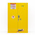 建功立业安全柜GA双锁款GY3706工业防爆柜化学品存储柜易燃可燃液体存放柜黄色90加仑
