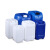 龙程 化工桶蓝色堆码桶密封HDPE塑料桶1L-25L白色酒精包装桶 30LA款堆码桶蓝色