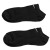 官网运动袜瑜伽训练透气耐磨舒适休闲篮球袜  SX7678-100 船袜黑色3双装 S码（34-38）