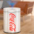可口可乐易拉罐智能感应式垃圾桶客厅轻奢不锈钢卫生间大容量 充电款-陶瓷白12L【智能感应+按 12L以上