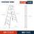 稳耐WERNER稳耐梯子铝合金人字梯工业家用梯铝合金双侧人字梯 T376CN 铝合金双侧人字梯1.8米 承重136kg（3.7M及以上承重102kg
