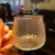 摩范日式锤纹玻璃杯家用水杯学生牛奶杯办公室咖啡杯喝水杯 锤纹透明把杯1个300ml
