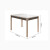 A家家具 餐桌椅组合 伸缩折叠岩板原木框架餐桌椅小户型吃饭方桌圆桌 Q041 一桌四椅（方）